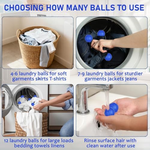 Pet Hair Remover for Laundry, Hair Catcher for Washing Machine, 36PCS