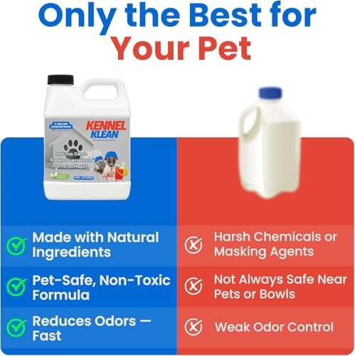 Kennel Klean - Dog Kennel Cleaner I 4 Gallon Mix I Natural Refresher for Dogs & Cats l Strong concentrate! All Natural. (16 oz + Half gallon pump combo)