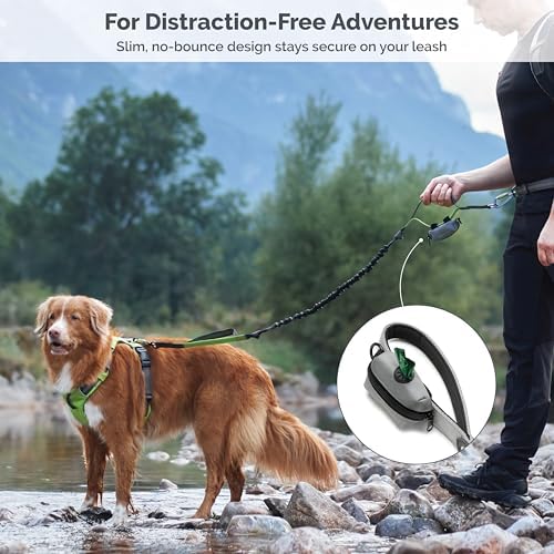 Tuff Mutt Dog Poop Bag Holder for Leashes with Velcro Attachment