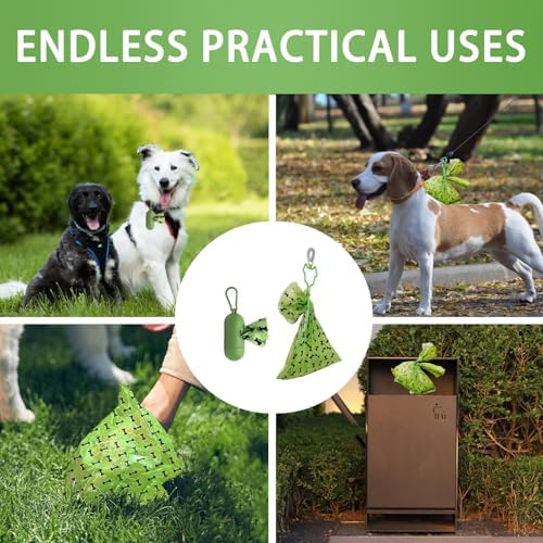 HZDHCLH Dog Poop Bags 120 Count Extra Thick Lavender Scented Pet Waste Bags