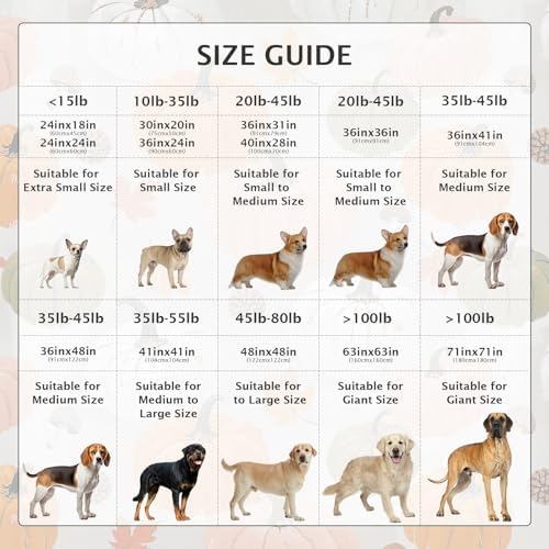 IEUUMLER Washable Pee Pads for Dogs, 2 Pack Pumpkin Pattern Reusable Waterproof Puppy Potty Pads, Non-Slip Absorbent Pet Training Pads for Playpen Crate Bed EU016 Grey Pumpkin, 36x24