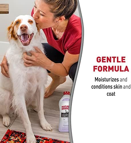 Nature's Miracle Skunk Odor Control Shampoo & Conditioner Lavender Scent 32 Ounces, Odor Control Formula (Pack of 2)