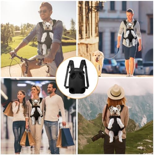 YUDODO Pet Dog Carrier Backpack Adjustable Front Carrier for Small Dog Cat