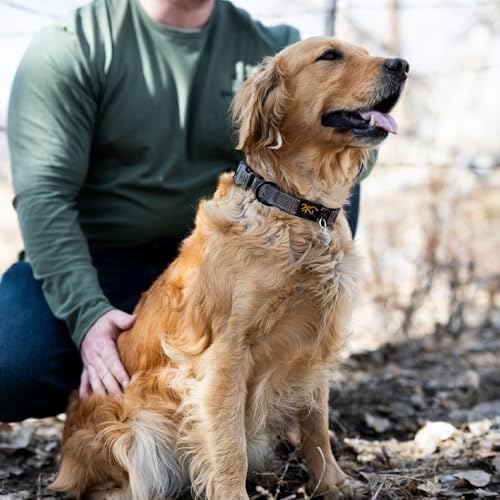 Browning Classic Webbing Camo Collar, Large, 1 x 18-28in Ovix Camo