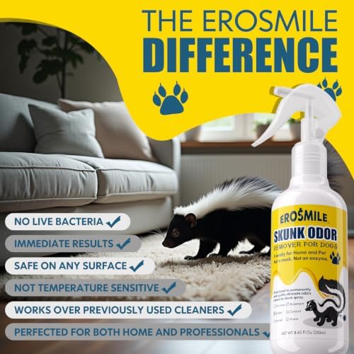 Skunk Odor Remover Spray for Pets, Clothing, Fabric & Home