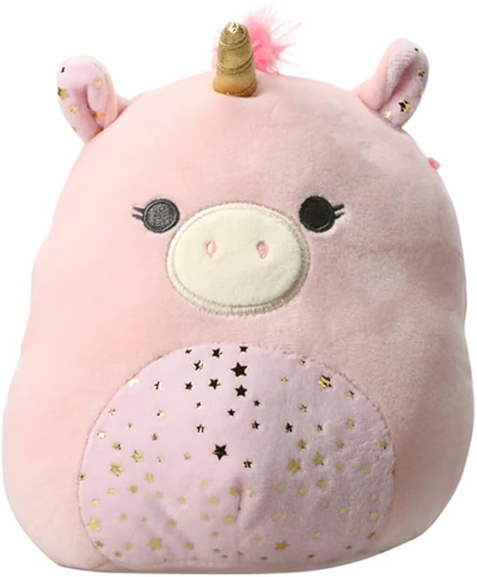 Squishmallow Official Kellytoy Plush Fantasy Creatures Squishy Soft Plush Toy Animals Choose Dragons Bigfoots Unicorns (Mikah Unicorn, 7.5 Inch)