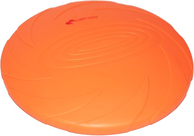Flippy Flopper Dog Frisbee – Durable Dog Toy for Outdoor Fetch – Floating Frisbee for Dogs with Soft Rubber Edges – Comfortable on Teeth and Gums – Suitable for Water and Backyard Play