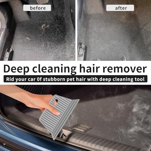 Pet Hair Remover 3-Pack,Dog Cat Fur Tool,Portable Carpet Scraper