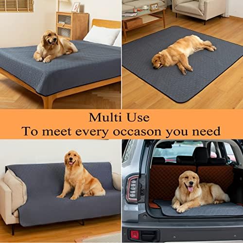 Bunlitent Washable Pee Pads for Dogs 24" x 36", 5 Pack, Ultra-Absorbent
