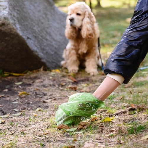 Dyforce Dog Poop Bags Rolls with Dispenser 600 Count Value Pack