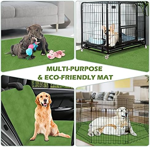 INVENHO Washable Pee Pads for Dogs 72"x72" Reusable Dog Pads Extra Large Upgrade Non-Slip Dog Pee Pads Heavy Absorbency Puppy Pee Pads Quick Dry Whelping Pads/Waterproof Puppy Training Pad