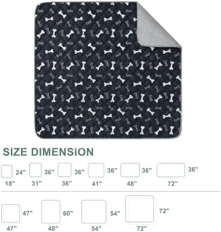 Eterish Washable Pee Pads for Dogs Large/Extra Large 31'' x 36'' 2 Pack