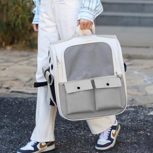 Cat Backpack Carrier for Cats and Small Dogs Small Animal (Blue)