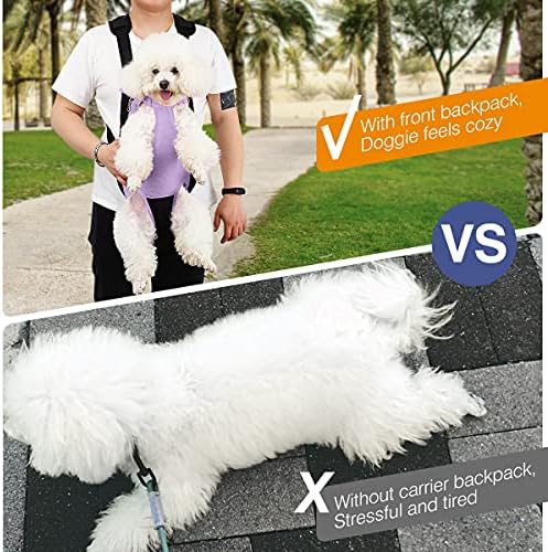 Pawaboo Pet Front Carrier Backpack for Small Medium Dogs