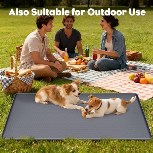 51" x26" Reusable Training Pads for Dogs Silicone Dogs Mat