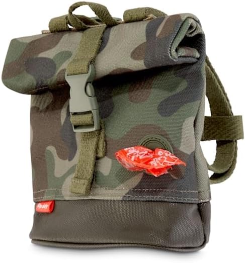 Reddy Camo Canvas Dog Backpack, Small/Medium