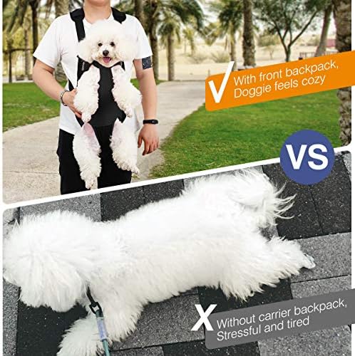 Pawaboo Pet Front Carrier Backpack for Small Medium Dogs