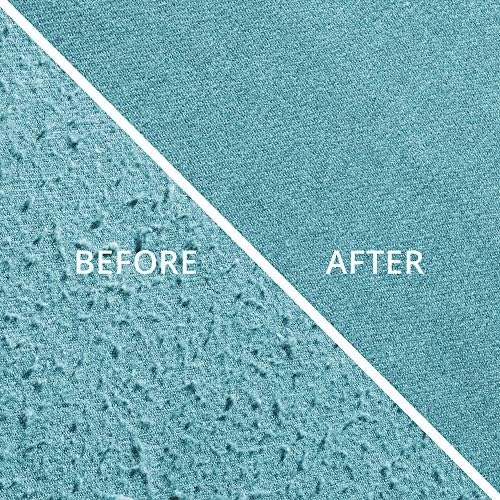 GLEENER Fabric Shaver & Lint Remover |Battery-Free 4-in-1 Depiller with 3 Fabric-Safe Edges for Clothes & Upholstery (Turquoise)