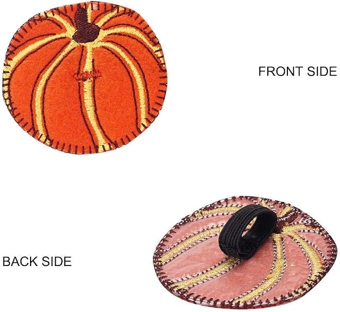 Blueberry Pet Fall Dog Collar, Small Dog Collar for Female & Male Dogs, Extra Small Dog Collar with Pumpkin Décor, Adjustable for Neck 12"-16", Eco-Friendly, Nickel-Free Hardware