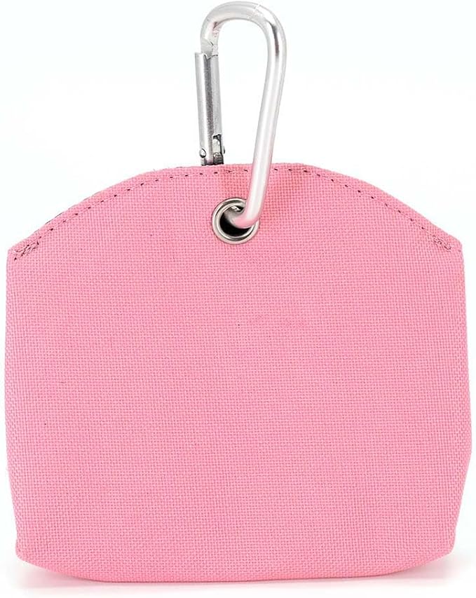 Dog Treat Pouch Magnetic Closure Small Dog Training Treat Pouch Pocket Sized Small Dog Treat Pouch with Clip (Pink)