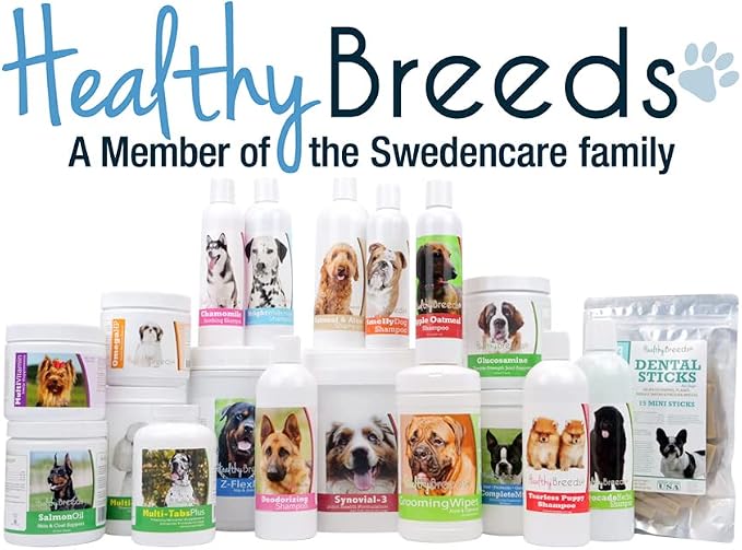 Healthy Breeds Manchester Terrier Ear Cleaning Wipes with Aloe & Eucalyptus for Dogs 100 Count