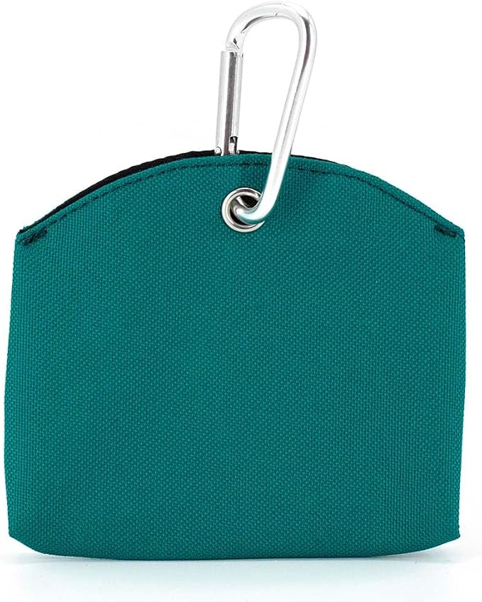 Dog Treat Pouch Magnetic Closure Small Dog Training Treat Pouch Pocket Sized Small Dog Treat Pouch with Clip (Green)