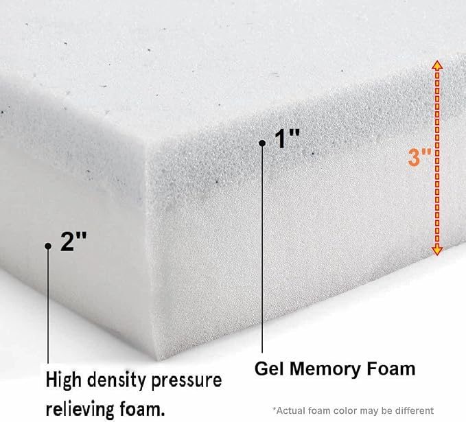 Pet Dog Bed Memory Foam Platform Pad (42x28x3 inches)