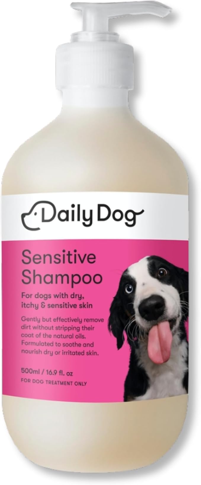 Sensitive Shampoo - Dog Shampoo For Itchy Skin, Hypoallergenic 500ml | Hypoallergenic Dog Shampoo for Sensitive and Itchy Skin