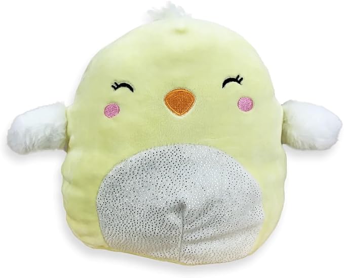 Squishmallow Official Kellytoy Collectible Plush Farm Squad Squishy Soft Animals (Aimee Chick (Sleepy), 5 Inch)