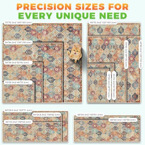 Hompet Reusable Pee Pads for Dogs, Non-Slip Washable Potty Pads for Floor 18x28 Inch Cream 2Pack