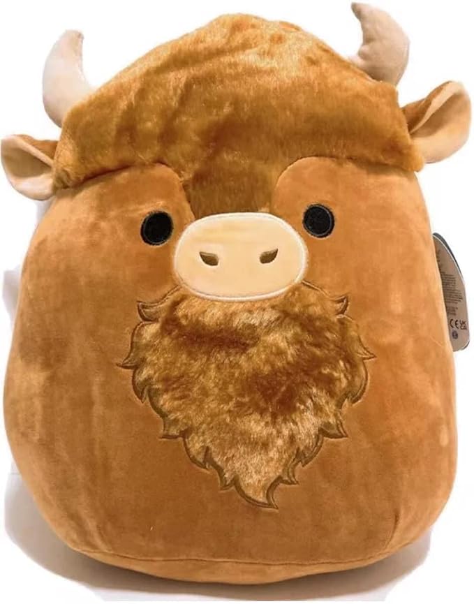 Squishmallow Official Kellytoy Plush Collectible Farm Squad Squishy Soft Animals (Wilfred Bison, 8 Inch)