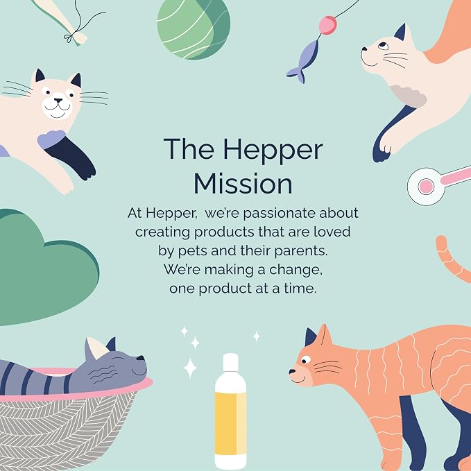 Hepper Deep Clean Pet Shampoo for Smelly Pets - Odor Control - 8oz