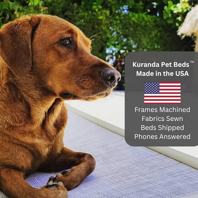 Kuranda Replacement Fabric - X-Large - 44" x 27" - Cordura Nylon Canvas - Burgundy