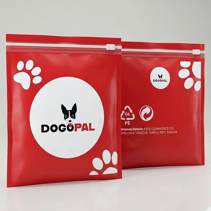 DOGOPAL Dog Treat Pouch for Training, Compact Pocket Treat Pouch with Magnetic Closure, Slim Dog Treat Bag and Treat Holder for Walks (Brown)