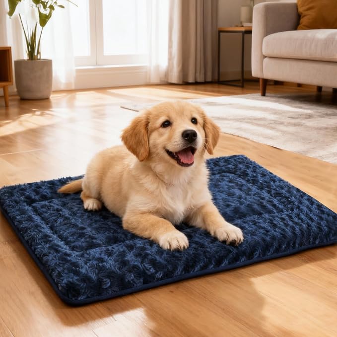 Dog Bed Mat - Comfortable Dog Kennel Pad, Soft Multi-Purpose Crate Bed Mats for Dogs & Cat