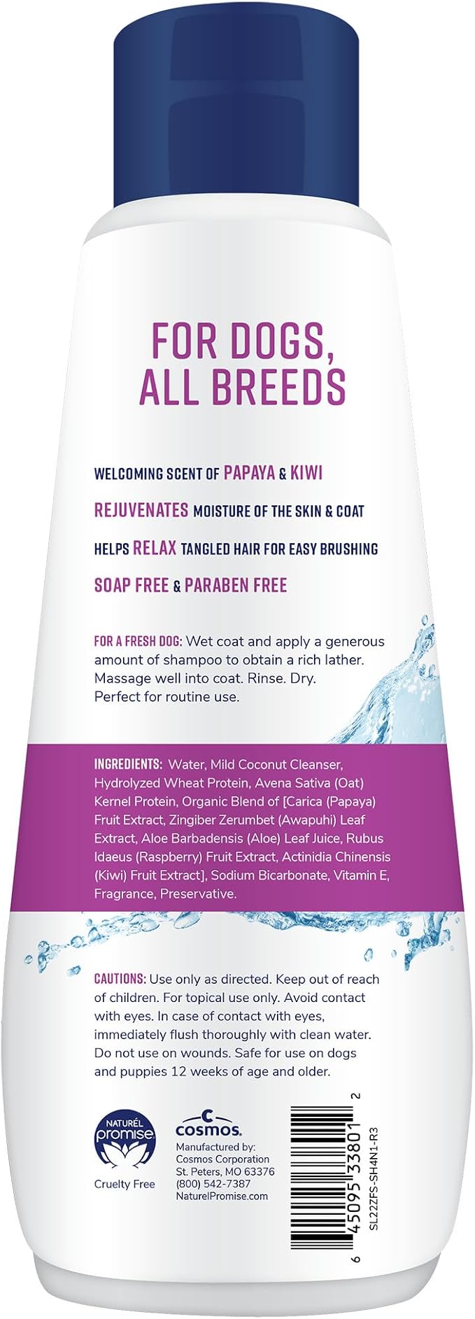 Fresh & Soothing Lavish 4-in-1 Shampoo + Conditioner for Pets, 22oz - 4 Pack