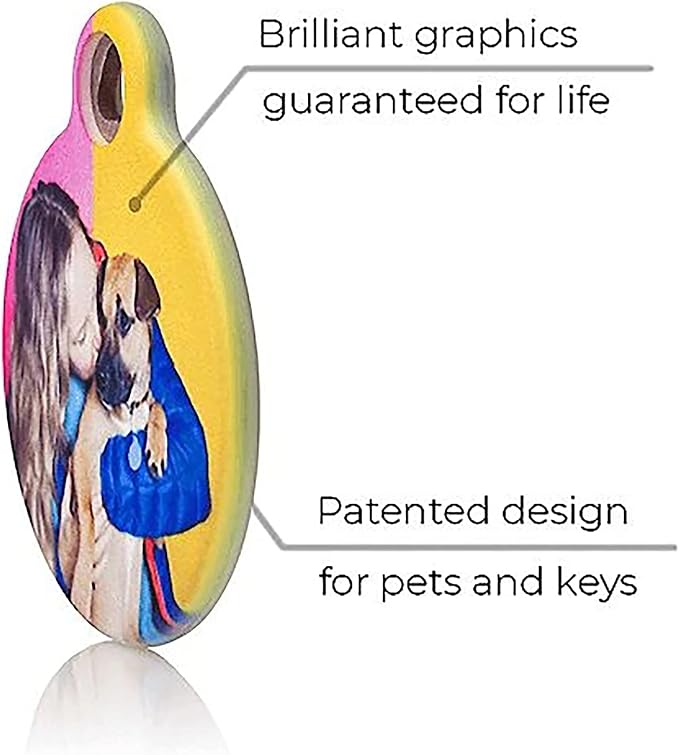 The 12th Dog Seattle Football Sports-Themed Pet ID Tag for Dogs, Silent Polymer Coated Dog Tag - Small .875" Diameter