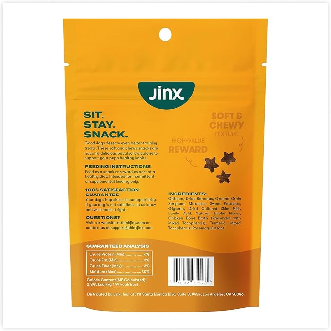 Jinx Dog Training Treats, Bite-Sized Training Treats for Dogs, Chicken, 4oz