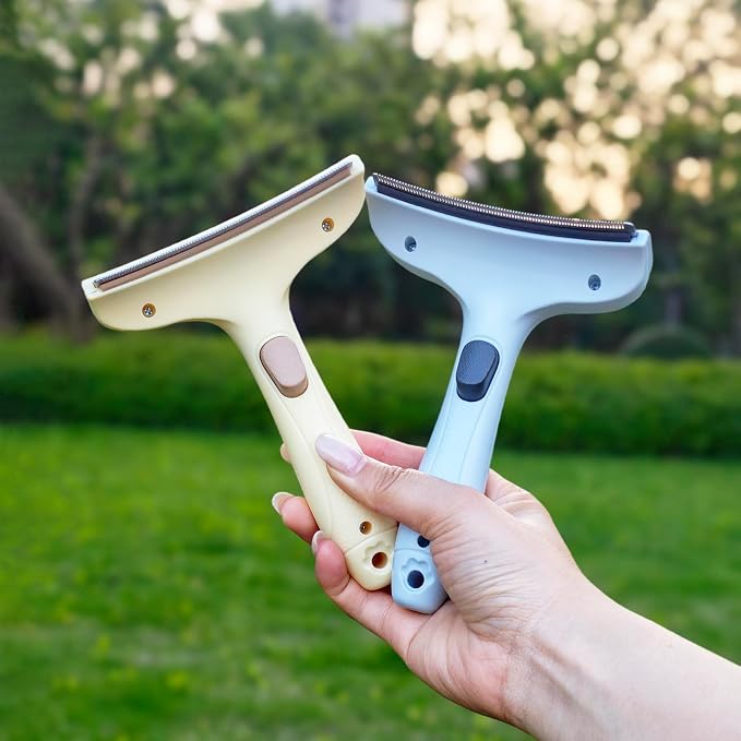 Professional Pet Deshedding Brush for Loose Undercoat Fur, Pet Grooming Comb for Long & Short Haired Dogs Cats, Gentle Skin Friendly