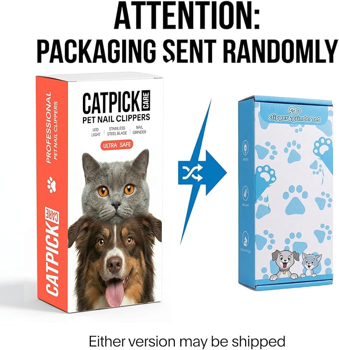 2-in-1 Dog & Cat Nail Clipper with Grinder, LED Light Rechargeable Grooming | Catpick care Type-c Cordless Nail Cutter, Safety Lock & Catcher, Stainless Blade Trimmer for Small Medium Large Pets, Green