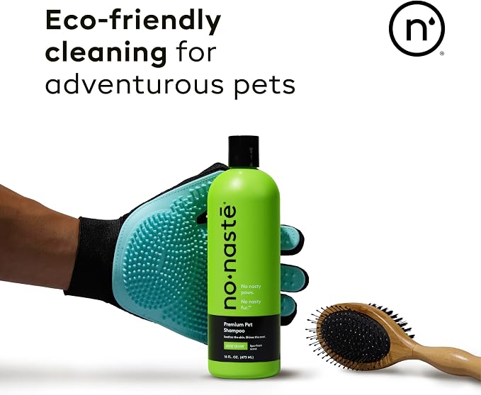 Nonaste Oatmeal & Aloe Dog Shampoo, Itchy Skin & Deodorizing, 16 oz, Pk 1 | USDA-Certified Organic Aloe & Oatmeal Soothe Itchy, Dry & Sensitive Skin. Deodorizing, Gentle Dog Wash. Light Fresh Scent.
