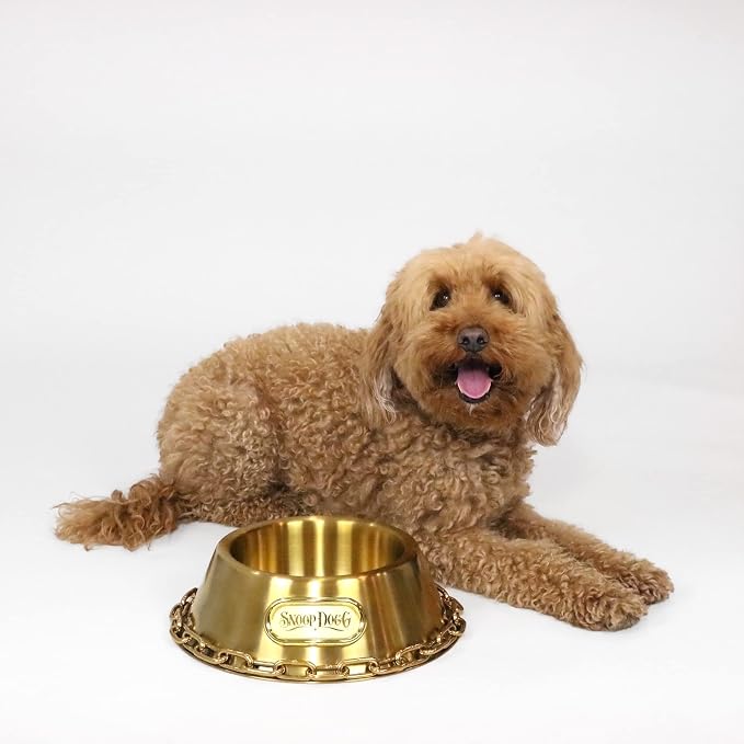 Snoop Doggie Doggs Off The Chain Deluxe Pet Bowl
