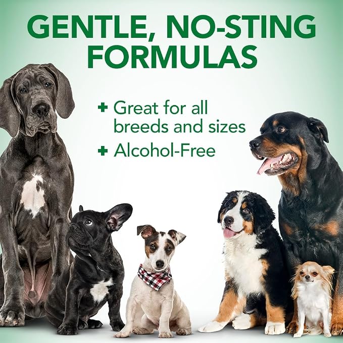 Vet's Best Dog Ear Cleaner Kit - Multi-Symptom Ear Relief - Wash & Dry Treatment - Alcohol-free | Ear Cleaning Kit, Wash & Dry Formula, Alcohol-Free Ear Care, Helps Remove Wax, Debris & Control Odors