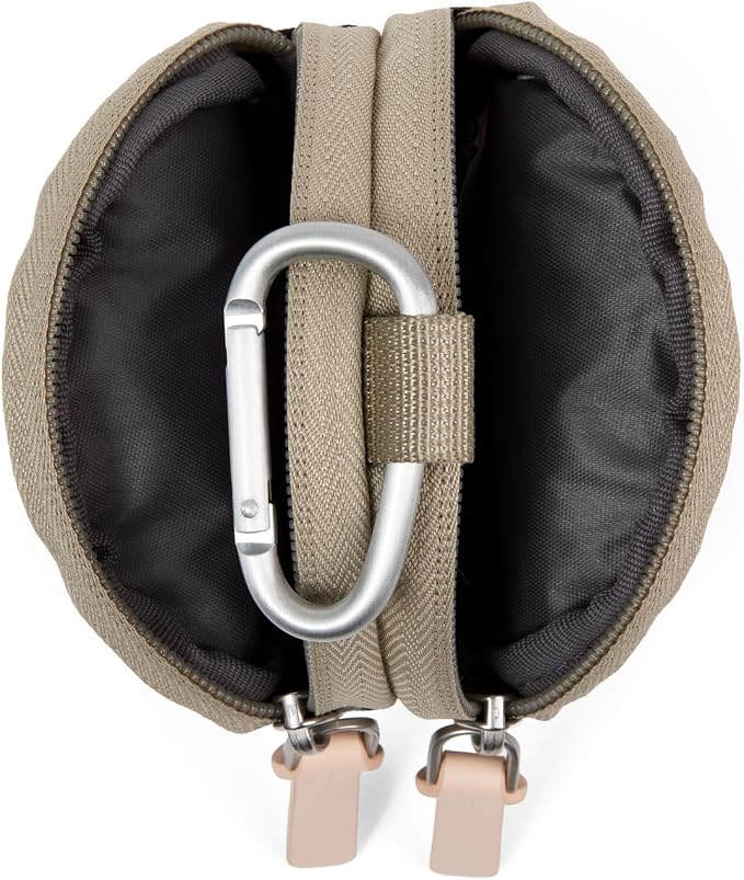 Snackpack Double Insulated Dog Treat Pouch – 1.5 Cup, 2 Pockets – Leopard