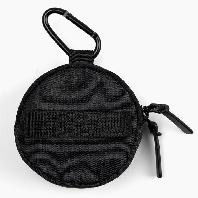 Snackpack Double Insulated Dog Treat Pouch – 1.5 Cup Capacity, 2 BPA-Free Waterproof Zipper Pockets, Carabiner for Belt/Leash – Compact Training & Travel Bag – Graphite