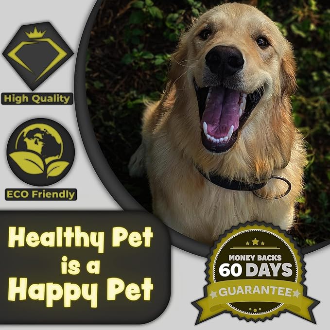 H&H Pets Bamboo Toothbrush Set for Dogs and Cats - Ultra Soft Bristles & Biodegradable Wooden Toothbrush, Puppy Supplies, Dog Dental Set, Eco-Friendly Pet Supplies (Large; 8-Count Pack)