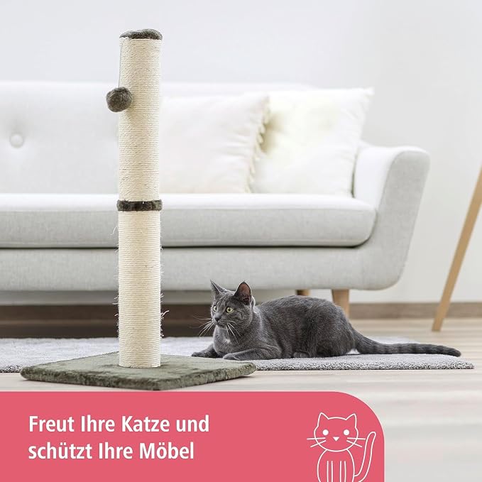 Kerbl Cat Opal Maxi Scratching Post, 39 x 39 x 78 cm