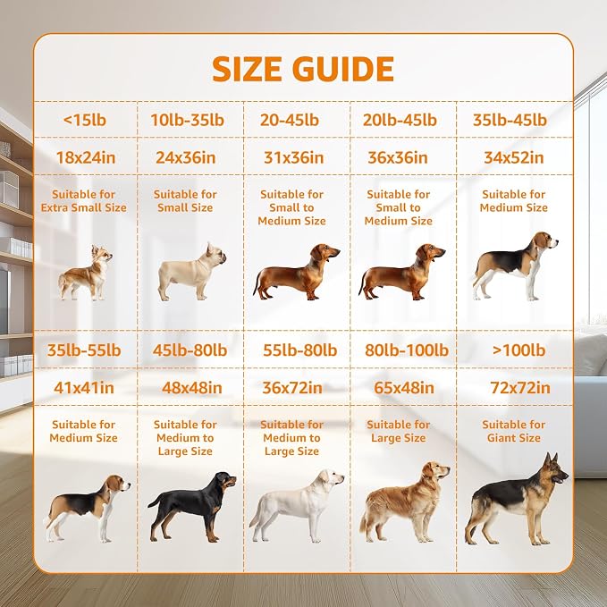 Reusable Puppy Pads, 24x36 Washable Pee Pads for Dogs with Non-Slip Bottom | Whelping Mats, Waterproof, Bone Print, puppy training pads, Absorbency, Leakproof, Machine Washable, Quick Dry, Housebreaking