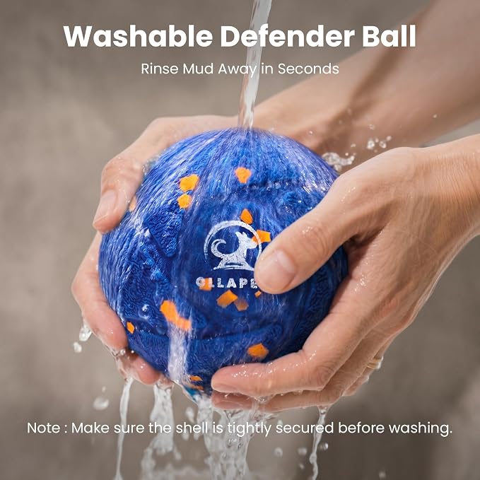 Interactive Dog Toys Dog Ball - Auto Bouncing & Rolling, Chew-Resistant E-TPU Material, 3 Interactive Modes, IPX7 Waterproof, Smart Chase Pet Toy Ball for Medium and Large Dogs (Blue)