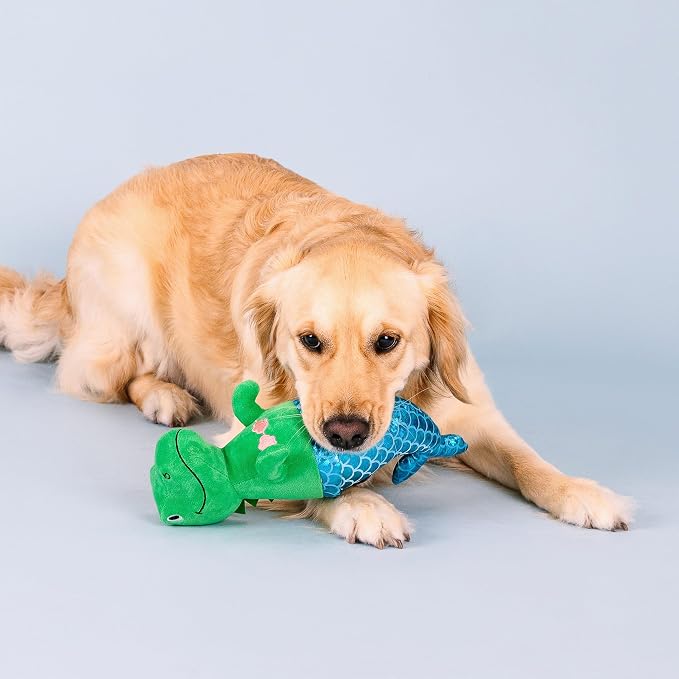 Fringe Studio Plush Dog Toy, Mer-Rex, Pet Shop Collection (314291)